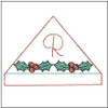 Holly Berry ABCs Corner Bookmark -R- Embroidery Designs & Patterns