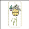 Jingle Bell ABCS Bookmark - N - Embroidery Designs & Patterns