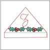 Holly Berry ABCs Corner Bookmark -Z - Embroidery Designs & Patterns