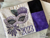 Mardi Gras Mask Pocket Coaster / Trivet - Embroidery Designs