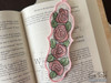 Rosette Bookmark Free Standing Lace - Fits a  & 5x7" Hoop, Machine Embroidery