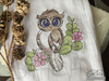 Bird of the Month - January Owl  - Embroidery Designs