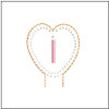 Heart Pencil Topper ABCs - I - Embroidery Designs & Patterns