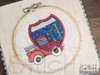 Truck ABCs - C - Fits a 4x4" Hoop, Machine Embroidery Pattern,