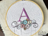 Buttons ABCs -Z- Fits a 4x4" Hoop, Machine Embroidery Pattern,