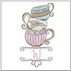Teacups ABCs -Bundle - Embroidery Designs & Patterns