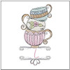 Teacups ABCs -Bundle - Embroidery Designs & Patterns