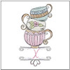 Teacups ABCs -Bundle - Embroidery Designs & Patterns