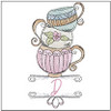 Teacups ABCs -Bundle - Embroidery Designs & Patterns