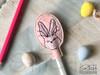 Bunny Egg Pencil Topper  - Embroidery Designs