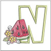 Watermelon Applique ABCs - Bundle- Embroidery Designs & Patterns