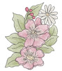 Hibiscus Flowers - Embroidery Designs