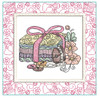 Fabric Stack Sewing Notions Quilt Block - Embroidery Designs