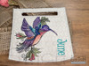 June Hummingbird - Towel Topper - Embroidery Designs