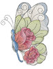 Rose Wing Butterfly - Embroidery Designs