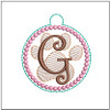 Paw Print ABCs - G- Fits a 4x4" Hoop, Machine Embroidery Pattern,