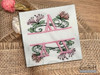 Floral Split Monogram ABCS - B - Fits a 4x4" Hoop, Machine Embroidery Pattern,