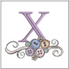 Buttons ABCs -  Bundle - Fits a 4x4" Hoop, Machine Embroidery Pattern,