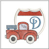 Truck ABCs - Bundle - Fits a 4x4" Hoop, Machine Embroidery Pattern,