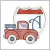 Truck ABCs - Bundle - Fits a 4x4" Hoop, Machine Embroidery Pattern,