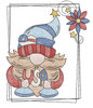 Framed Patriotic Gnomes Bundle -  Embroidery Designs