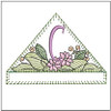 Daisy Corner Bookmark -C- Fits a 4x4" Hoop, Machine Embroidery Pattern,