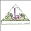 Daisy Corner Bookmark -E- Fits a 4x4" Hoop, Machine Embroidery Pattern,