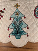 Dutch Christmas Circular Placemat - Fits a 5x7" Hoop - Embroidery Designs & Patterns