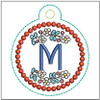 Dutch Ornament ABCs - M - Fits a 4x4" Hoop, Machine Embroidery Pattern,