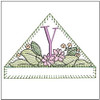 Daisy Corner Bookmark -Y  Fits a 4x4" Hoop, Machine Embroidery Pattern,