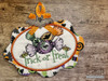 Trick or Treat Hot Pad with Bat  Feltie - Embroidery Designs