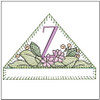 Daisy Corner Bookmark -Z  Fits a 4x4" Hoop, Machine Embroidery Pattern,