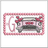 Fantastic Plastic Key Chain - ABCs - G - Fits a 4x4" Hoop, Machine Embroidery Pattern,