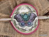 Mystic Moth Hair Bun Bling - Embroidery Designs