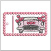Fantastic Plastic Key Chain - ABCs - I - Fits a 4x4" Hoop, Machine Embroidery Pattern,