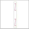 Wrist Lanyard ABCs -Z- Fits a 6x10" Hoop - Machine Embroidery Designs