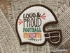 Football Coaster, Machine Embroidery Pattern,