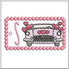 Fantastic Plastic Key Chain - ABCs -S- Fits a 4x4" Hoop, Machine Embroidery Pattern,