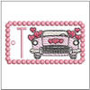 Fantastic Plastic Key Chain - ABCs -T- Fits a 4x4" Hoop, Machine Embroidery Pattern,