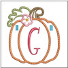 Pumpkin Banner 2 ABCs - Bundle - Embroidery Designs & Patterns