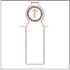 Lip Balm Holder ABCs - T- Fits a 4x4" Hoop, Machine Embroidery Pattern,