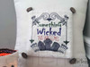 Something Wicked Interchangeable Pillow Cover - Embroidery Designs