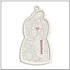 Angel ABCs Free-Standing Lace - I - Fits a 4x4" Hoop, Machine Embroidery Pattern,