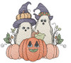 Ghost Pals Bundle - Fits a Multiple Hoops, Machine Embroidery Pattern,