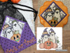 Ghost Pals - Draw String Bag - Fits Multiple Hoops, Machine Embroidery Pattern,