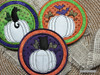 Cat Pumpkin Applique - Fits a Multiple Hoops, Machine Embroidery Pattern,