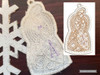 Angel ABCs Free-Standing Lace - X - Fits a 4x4" Hoop, Machine Embroidery Pattern,