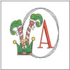 Elf Shoes  ABCs - A - Fits a 4x4" Hoop, Machine Embroidery Pattern,