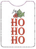 Holiday - Ho Ho Ho Gift Card Holder - Fits a 4x4" Hoop - Instant Downloadable Machine Embroidery - Light Fill Stitch