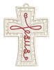 Cross Free-Standing-Lace Ornament - Embroidery Designs & Patterns